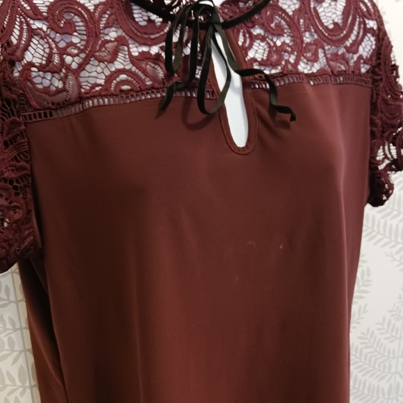 Lace Turtleneck Top - Picture 5 of 6